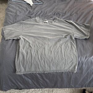 Stylish Gray Short Sleeve Tee